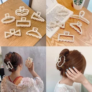 Fashion กิ๊บกิ๊บไข่มุกสไตล์เกาหลี กิ๊บฟันฉลาม มีให้เลือก7แบบ (ราคา/ชิ้น) พร้อมส่งจากไทย Q-134