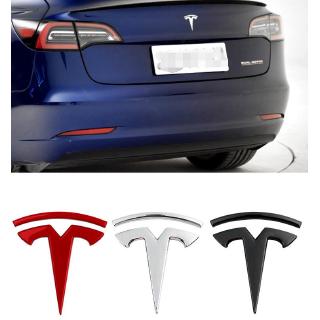 ❤สติกเกอร์ติดรถยนต์ สําหรับ Tesla❤สติกเกอร์โลหะ ลายโลโก้ Tesla Tesla ดัดแปลง สําหรับติดตกแต่งรถยนต์