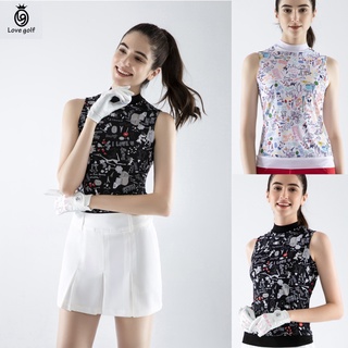 Lg เสื้อยืดแขนกุดเสื้อกีฬากลางแจ้งสําหรับสตรี