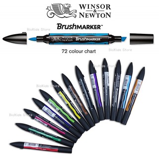 [part 1/3] Winsor and newton brushmarker I ปากกามาร์คเกอร์หัวพู่กันและหัวตัดในด้ามเดียว