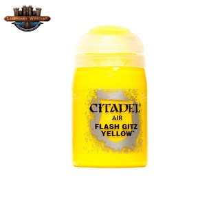 [P360พร้อมส่ง] Citadel : AIR : FLASH GITZ YELLOW (24ML) สีอะคริลิคสำหรับทาโมเดล