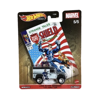 Hot Wheels Premium Marvel Land Rover Defender 110 Hard Top