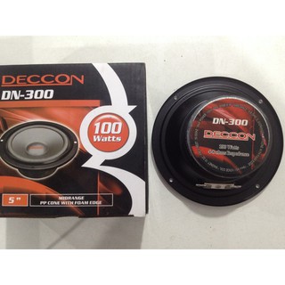 ดอกลำโพง เสียงกลาง ขนาด 5 นิ้ว DECCON DN-300 Frequency Range 55 Hz- 500 Hz 100W 4-8 OHM Mid Range