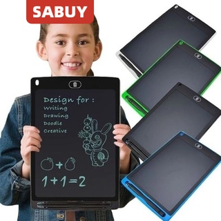 SABUY กระดานวาดรูป LCD กระดานวาดภาพ กระดานเขียนด้วยลายมือ 12 นิ้ว 8.5 นิ้ว 4.4 นิ้ว Writing Tablet กระดานลบได้ กระดานวาดรูปเด็ก