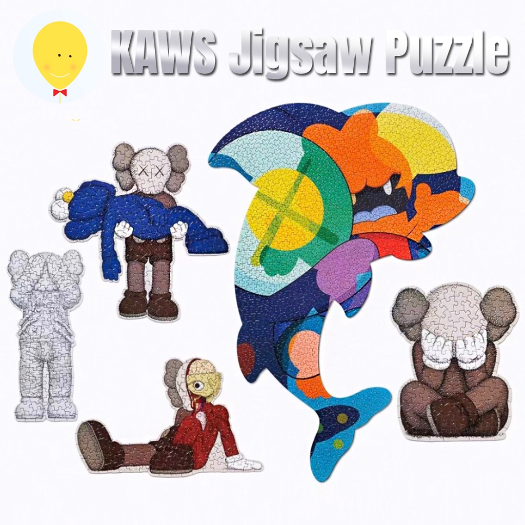gachabox KAWS Puzzle Tokyo First - set of 5 - ของแท้ พร้อมส่ง - Jigsaw