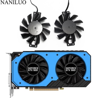 New GA82S2H 4Pin GTX950 Cooler Fan Replace For Palit GeForce GTX 950 StormX Dual Graphics Card Fan