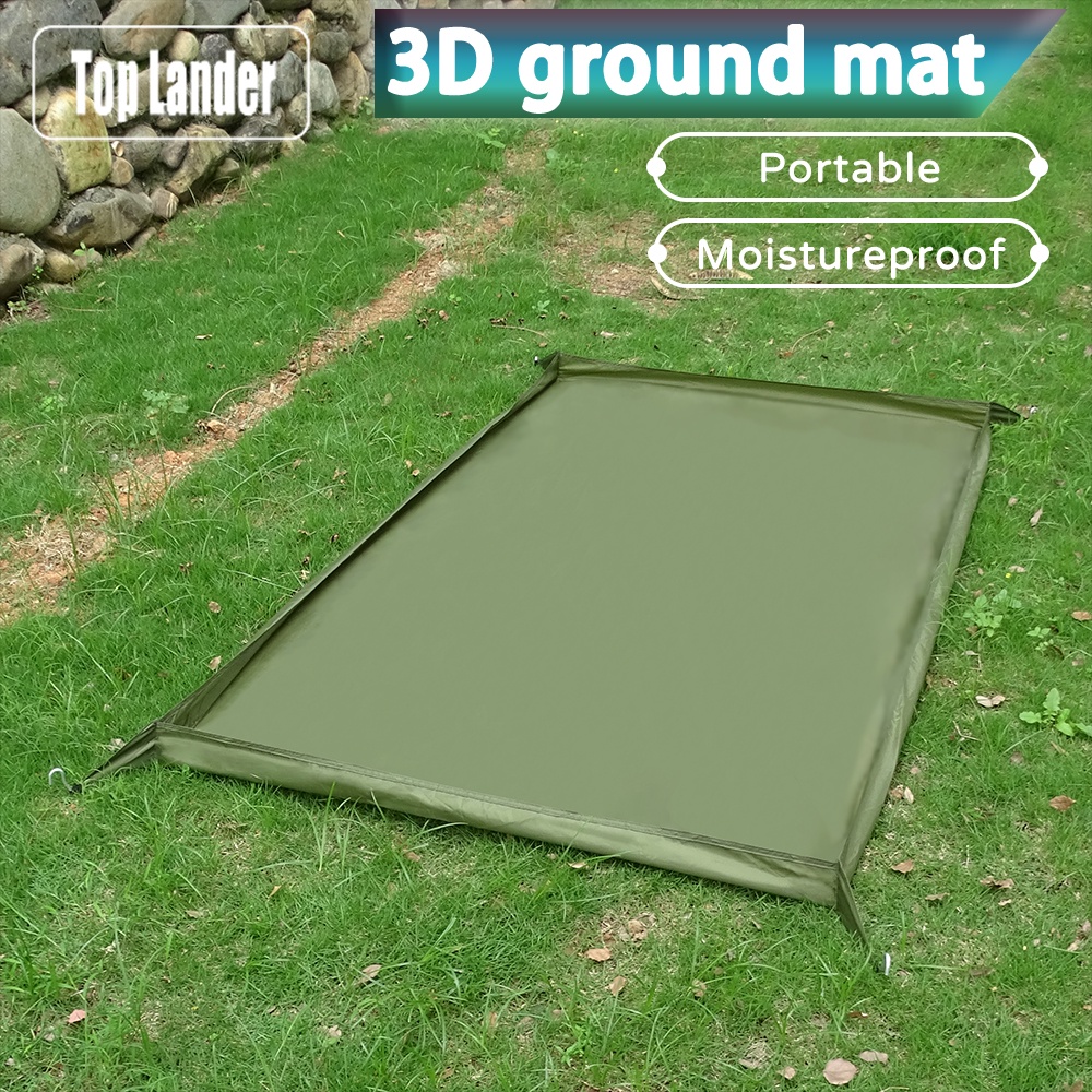 แผ่นปูพื้น 3D กันน้ํา สามมิติ กันความชื้น สําหรับตั้งแคมป์ ปิกนิก กลางแจ้ง