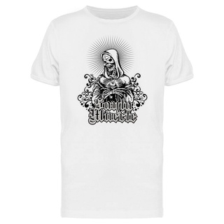 เสื้อยืดคอกลม แขนสั้น พิมพ์ลายโครงกระดูก ซานต้า มัวร์เต้ แนวสตรีท พลัสไซซ์ ของขวัญวันเกิด สไตล์วินเทจ สําหรับผู้ชาย และผ