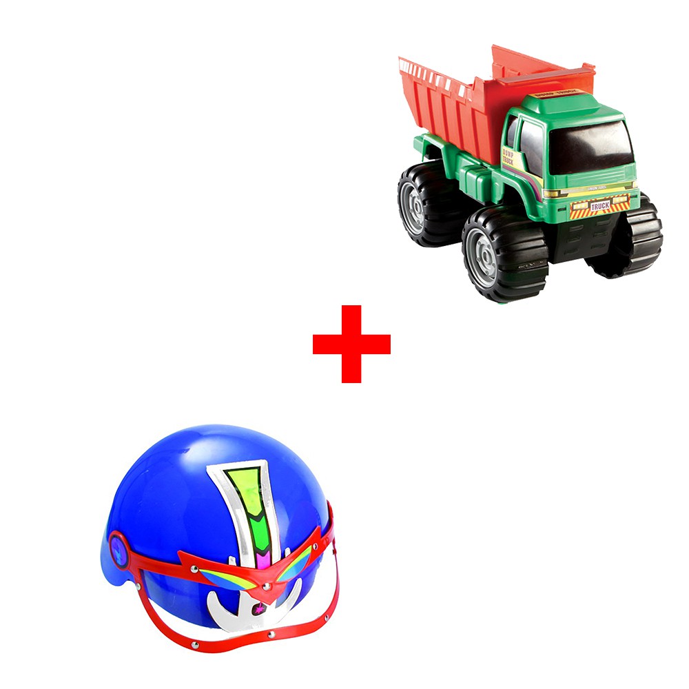 UNT : รถบิ๊กฟุต+หมวกกันน็อคไม่ชุบ ราคาพิเศษ 199 บาท LD-106