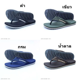 GAMBOL รองเท้า รุ่น GW11338 สี ดำ น้ำตาล  เขียว กรม