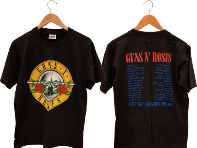 เสื้อ GUN N ROSES ส่งฟรี  สีสกรีนสด ฮิตมาก พร้อมส่ง ราคา ถูกที่สุด ดีลบีเคเค แกลเลอรีภาพที่ 3