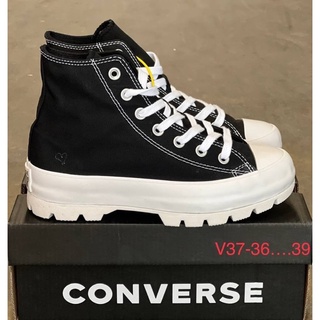 CONVERSE LUGGED HI BLACK