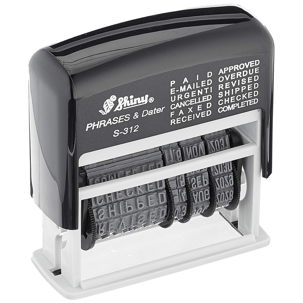 Shiny S-312 Phrase & Date Stamp