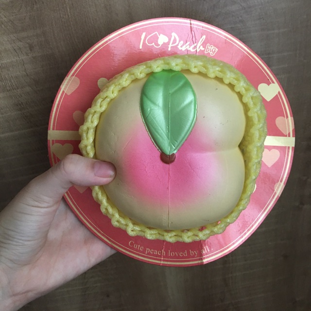 สกุชชี่พีชไอบลูม แท้ peach ibloom มือสอง สภาพ 87%