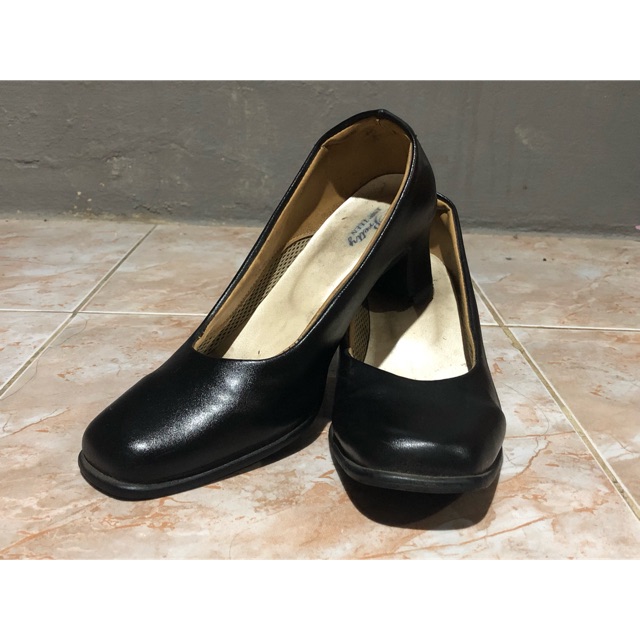 รองเท้าคัทชู สีดำ popteen