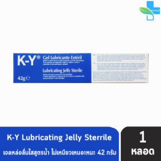 K-Y Gel Lubricating Jelly Sterile 42 g. เค-วาย เจลหล่อลื่นสูตรน้ำ ( 42 กรัม ) [1 หลอด]