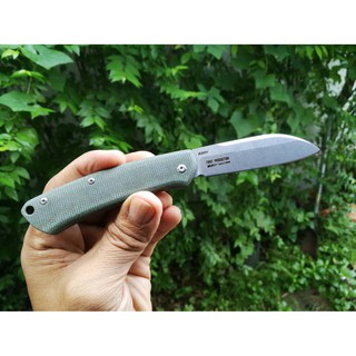 มีดพับ BM Micarta 319 (army green), S30V น้ำหนัก 63g