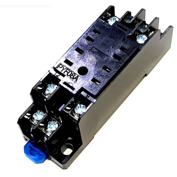Relay Socket PYF-08A PYF-14A 8-pins 14-pins (selectable) DIN Rail Mount for Relay Timer MY2 MY2N H3Y