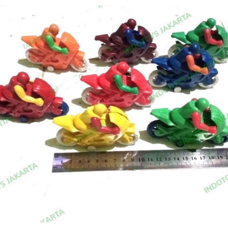 CONTENTTS 20 ชิ้น JUMBO GP MOTORCYCLE / GP RACING รถจักรยานยนต์ของเล่น