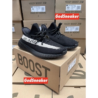 [ พร้อมส่ง ] Yeezy Boost 350 V2  " Oreo Core Black White " Size 40 - 48 [ H12 ]