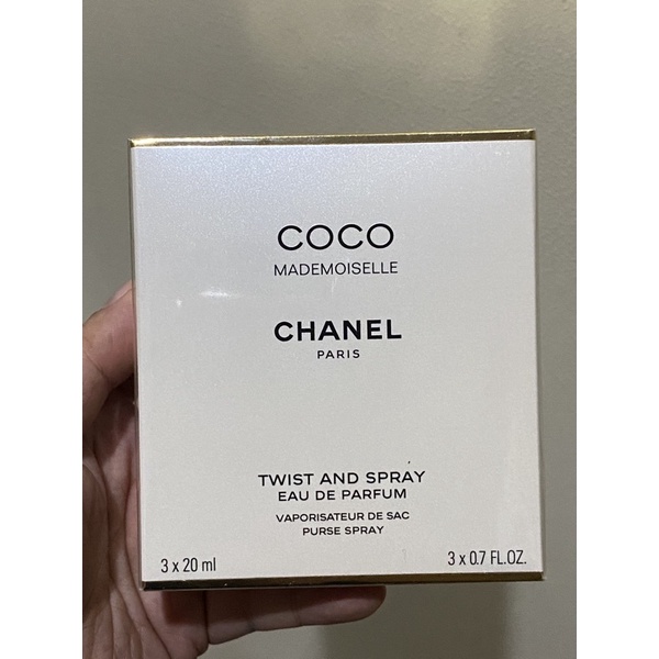 Chanel COCO MADEMOISELLE EDP 100 ml (มีซีลกล่อง+ฟรีห่อของขวัญ) ผลิต 5/9/64จากเคาน์เตอร์ / ชุดเซ็ท20มลx3 ขวด