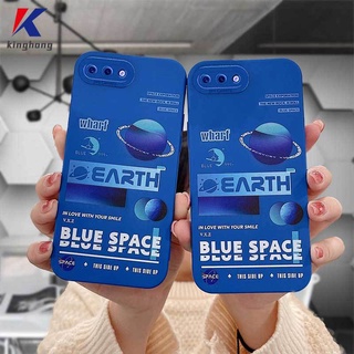 Klein Blue Case For OPPO A5S A7 A54 A15 A3S A16 A95 A5 A9 A31 A53 2020 A12 A1K A16K A54S Reno 4 5F 4F A74 A15S A52 A11K A92 A35 A11 A93 A32 A72 A94 A53S F17 PRO A16S A12S Blue Space Earth Fashion Soft Phone Casing