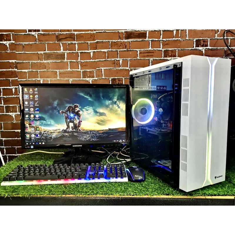 คอมพิวเตอร์ ประกอบครบชุด cpu i5 + GTX + ram 16gb เคสใหม่แกะกล่องpubg_lite pubg_mobile GTAV Fifa4…