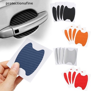 PR2TH 4Pcs/Set Car Door Sticker Carbon Fiber Scratches ResistantHandle Protection Film Martijn