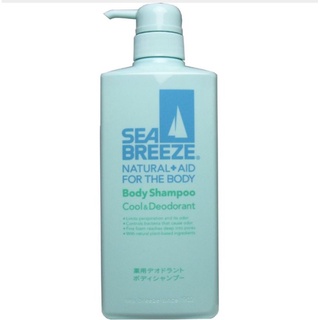 Sea Breeze Medicated Deodorant Body Shampoo ขวด bottle  600mL
