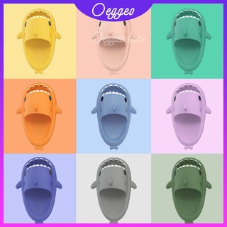 【สไตล์ผู้ใหญ่】oeggeo Shop รองเท้าแตะ ส้นแบน พื้นหนา สําหรับผู้ชาย และผู้หญิง