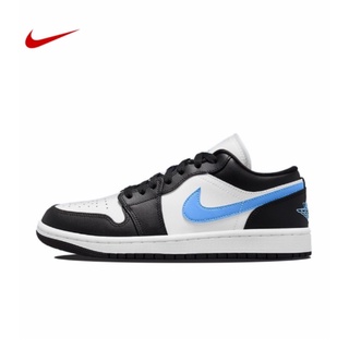 NIKE AIR JORDAN 1 LOW BLACK UNIVERSITY BLUE (W) ของแท้ 100% แนะนำ