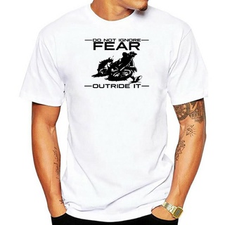 เสื้อยืดผ้าฝ้ายพิมพ์ลายขายดี ใหม่ เสื้อยืดลําลอง แขนสั้น พิมพ์ลาย Do Not Ignore Fear Outride It Youth สําหรับผู้ชาย เหมา