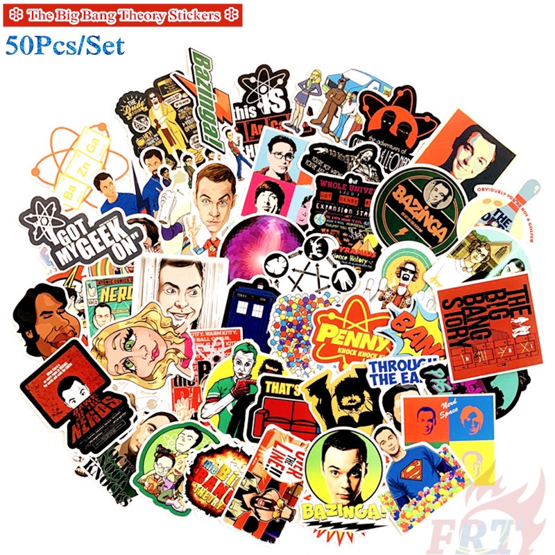 ❉ The Big Bang Theory - Series 02 สติ๊กเกอร์ ❉ 50Pcs/Set CBS TV Show TBBT DIY Fashion Mixed Doodle Decals สติ๊กเกอร์
