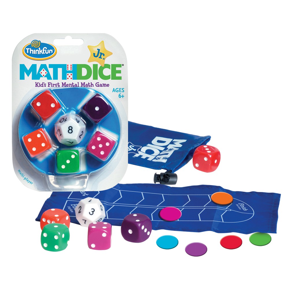 ThinkFun: Math Dice Jr. – Kid's First Mental Math Game [BoardGame]