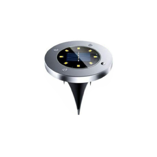 โปรโมชั่น : ไฟสีส้ม Solar Garden Light 8LED โคมไฟตกแต่งสนามหญ้า ฝังพื้นโซล่าเซลล์ 