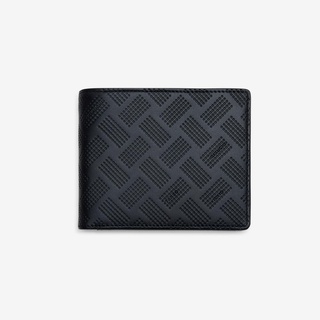 TAKEO KIKUCHI กระเป๋าสตางค์ใบสั้น BLACK EMBOSS CARD WALLET