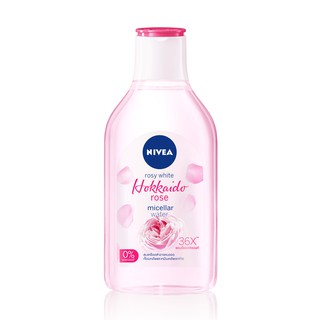 (400 มล.) Nivea นีเวีย โรซี่ ไวท์ ฮอกไกโด โรส ไมเซล่า วอเตอร์ ล้างเครื่องสำอาง เช็ดเครื่องสำอาง