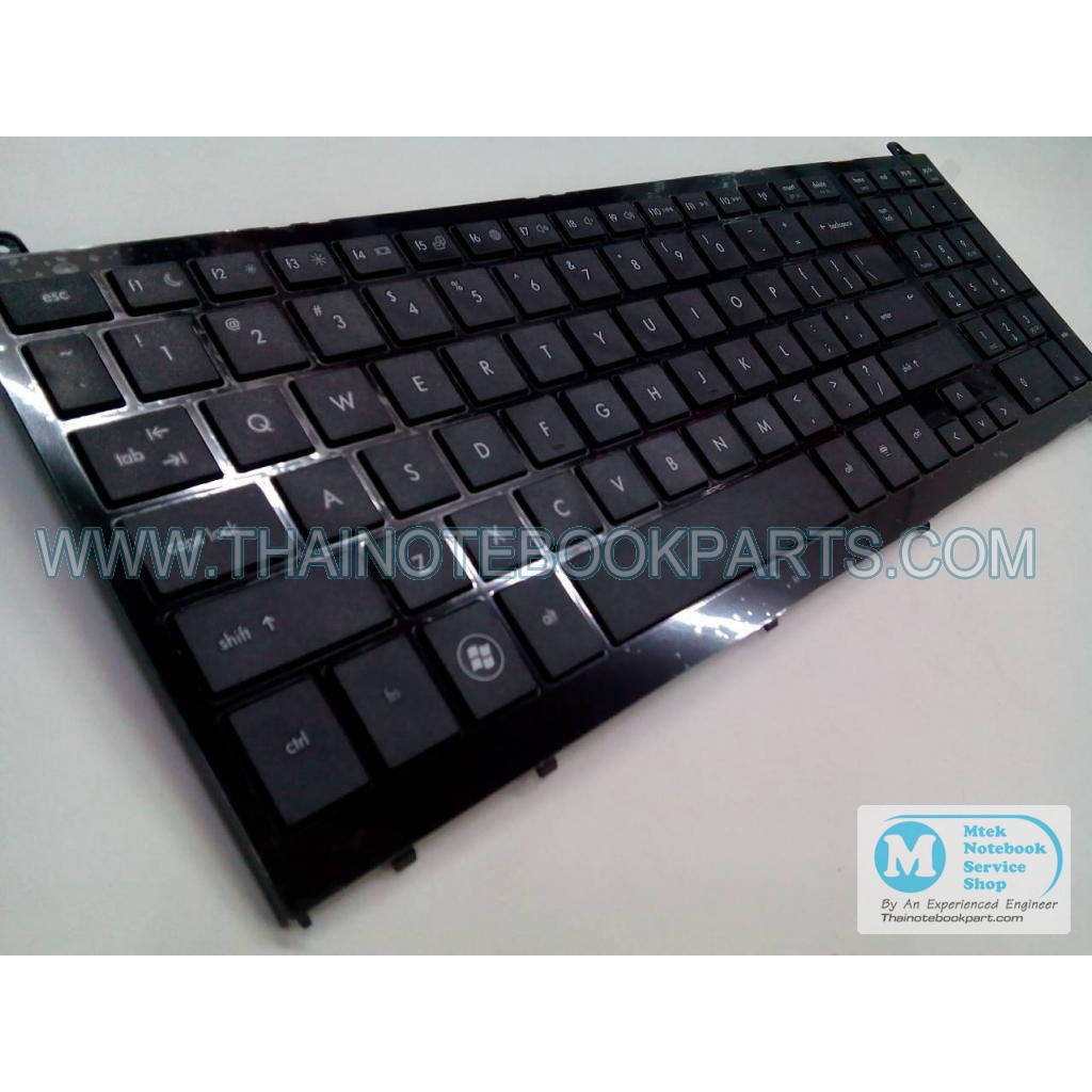 คีย์บอร์ดโน๊ตบุ๊ค HP Compaq ProBook 4520s Keyboard Notebook (สินค้าใหม่,ภาษาอังกฤษ,สีดำ)
