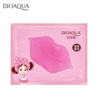 Bioaqua มาส์กริมฝีปากคอลลาเจนคริสตัลให้ความชุ่มชื้นลดริ้วรอย 1 ชิ้น.