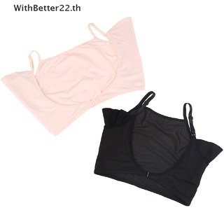 Withbetter แผ่นซับเหงื่อใต้วงแขน รูปเสื้อยืด ซักทําความสะอาดได้ สําหรับผู้หญิง