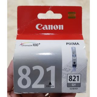 📌Canon 821สีเทาGY♦โละค่ะ♦กล่องไม่สวยค่ะ