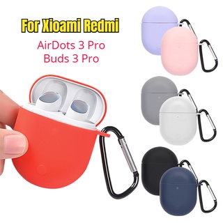 เคสหูฟังไร้สาย ซิลิโคนนิ่ม พร้อมกล่องชาร์จ สําหรับ Xiaomi Redmi AirDots 3 Pro Redmi Buds 3 Pro