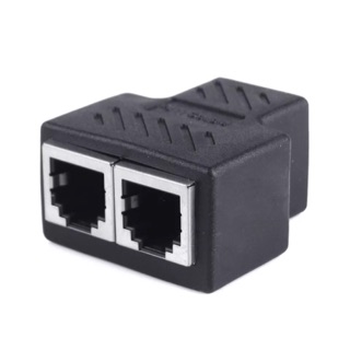 RJ45 6P6C 6P4C 6P2C หญิงหญิง 1 ถึง 2 Splitter PCB การเชื่อมต่อโทรศัพท์สาย Coupter