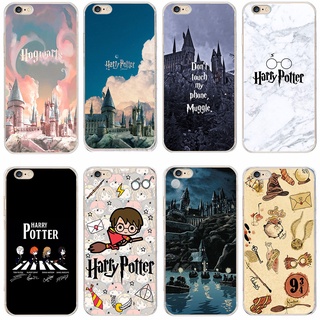 เคสโทรศัพท์ซิลิโคนใส แบบนิ่ม ลายการ์ตูน Harry Potter กันกระแทก ป้องกันเลนส์ สําหรับ iphone 4 4s 5 5s se 6 6s plus