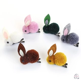 🐰【พร้อมส่ง】🐰กิ๊บกระต่ายน่ารัก กิ๊ฟติดผม สามมิติ G014