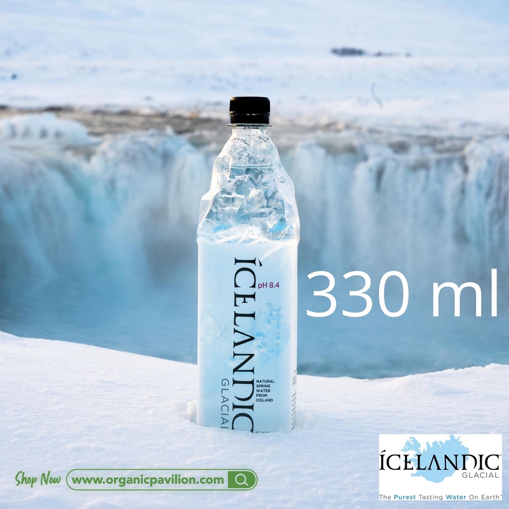 Icelandic Glacial น้ำแร่ธรรมชาติไอซ์แลนดิก เกลเซียล Natural Spring Alkaline Water (330ml)