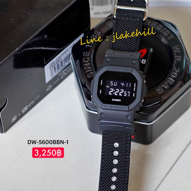 นาฬิกา gshock รุ่น DW5600BB1 แท้ รับประกัน 1 ปี