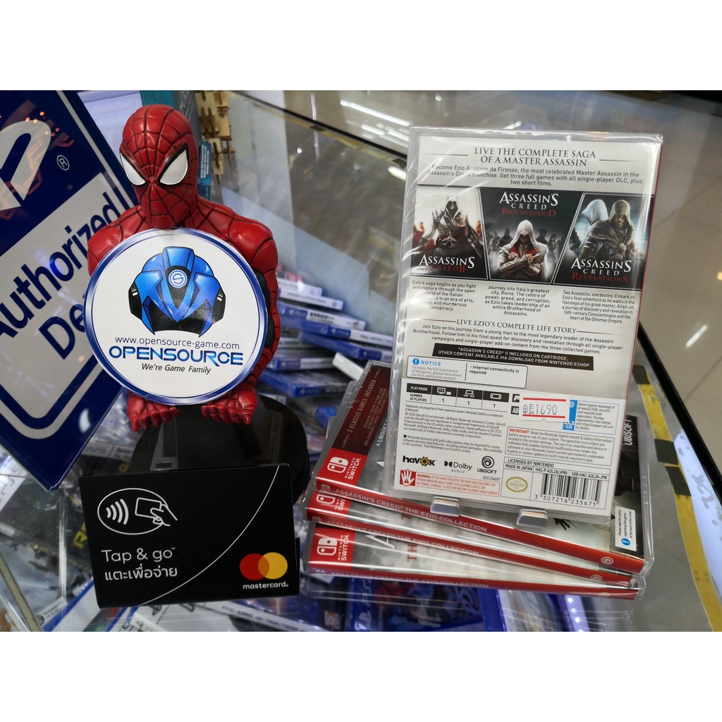 [พร้อมส่ง]Nintendo: Assasin's Creed The Ezio Collection (US ASIA) แผ่นเกม สำหรับ Nintendo Switch