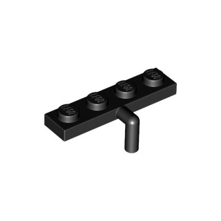 [132] ชิ้นส่วนเลโก้ Lego Part Plate, Modified 1 x 4 with Bar Arm Down (30043) ราคา/ชิ้น