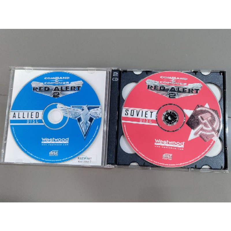 C&C Red Alert 2 มือ 1 แผ่นแท้สำหรับสายสะสม มี Cd-Key หลังปกแผ่น ...